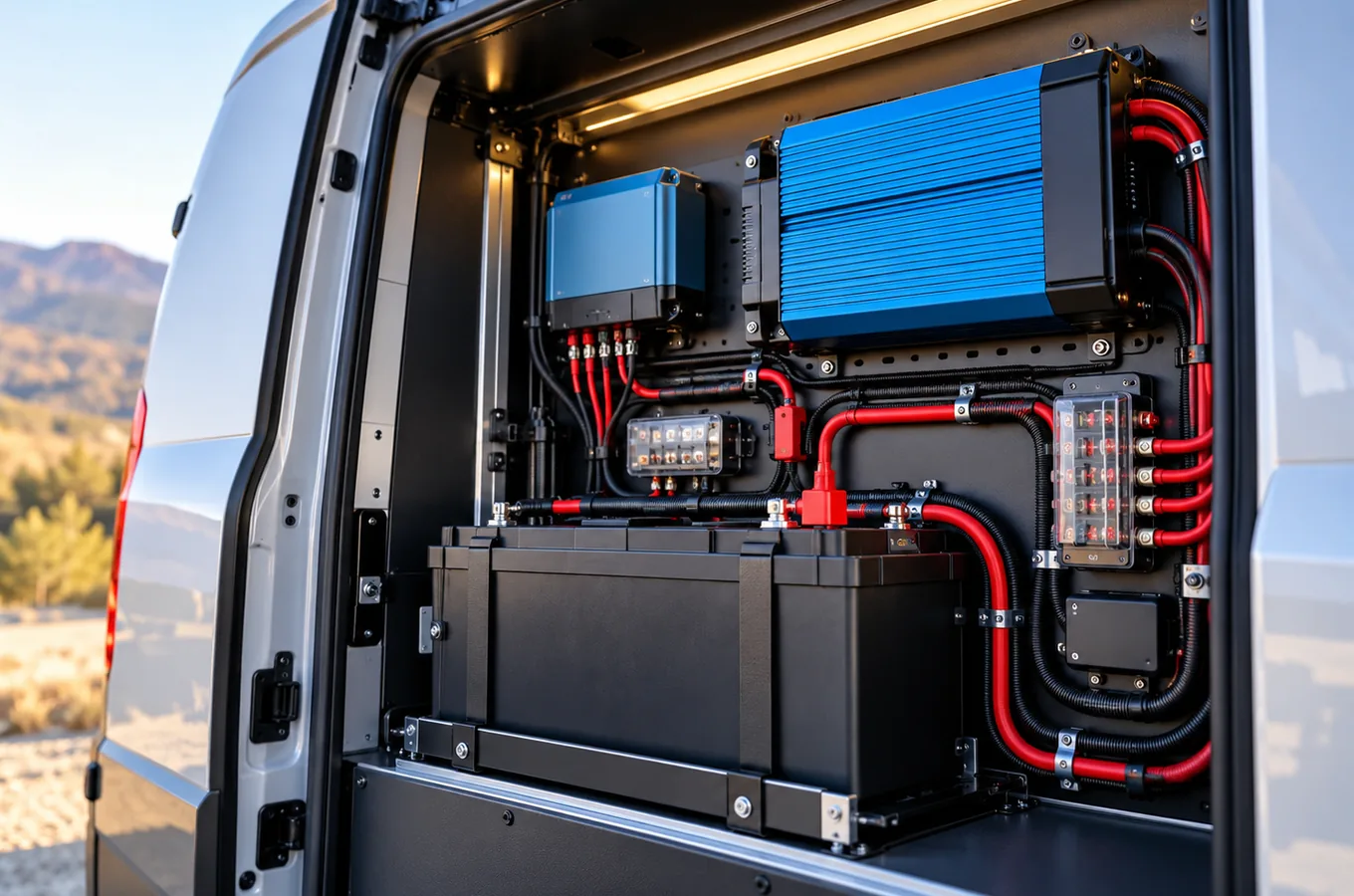 Auxiliary Vehicle Power installation example